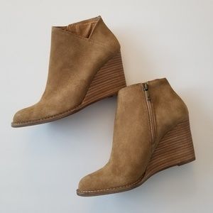 Lucky Brand Women's Wedges Bootie Shoe Heel 8